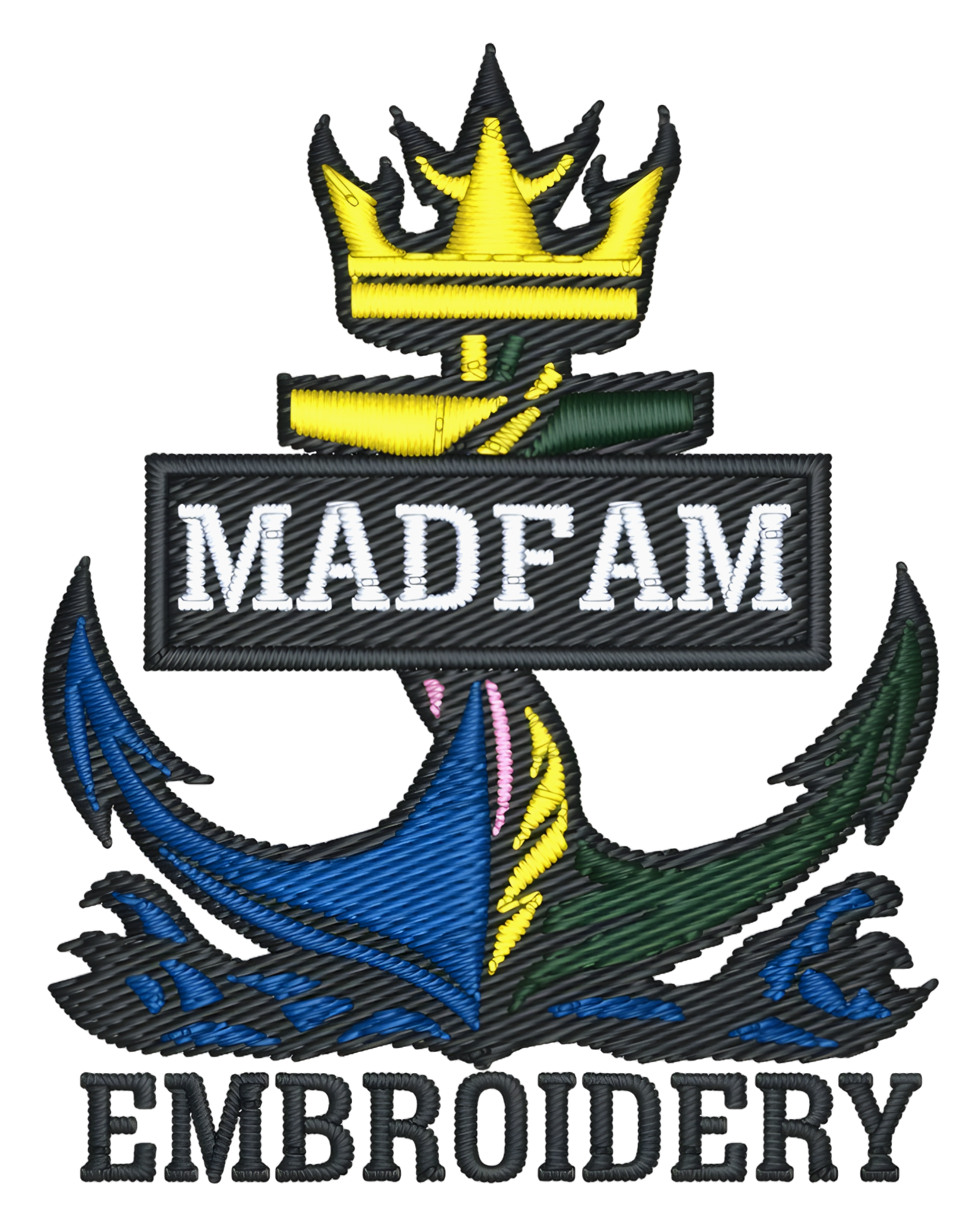 MadFam Embroidery logo
